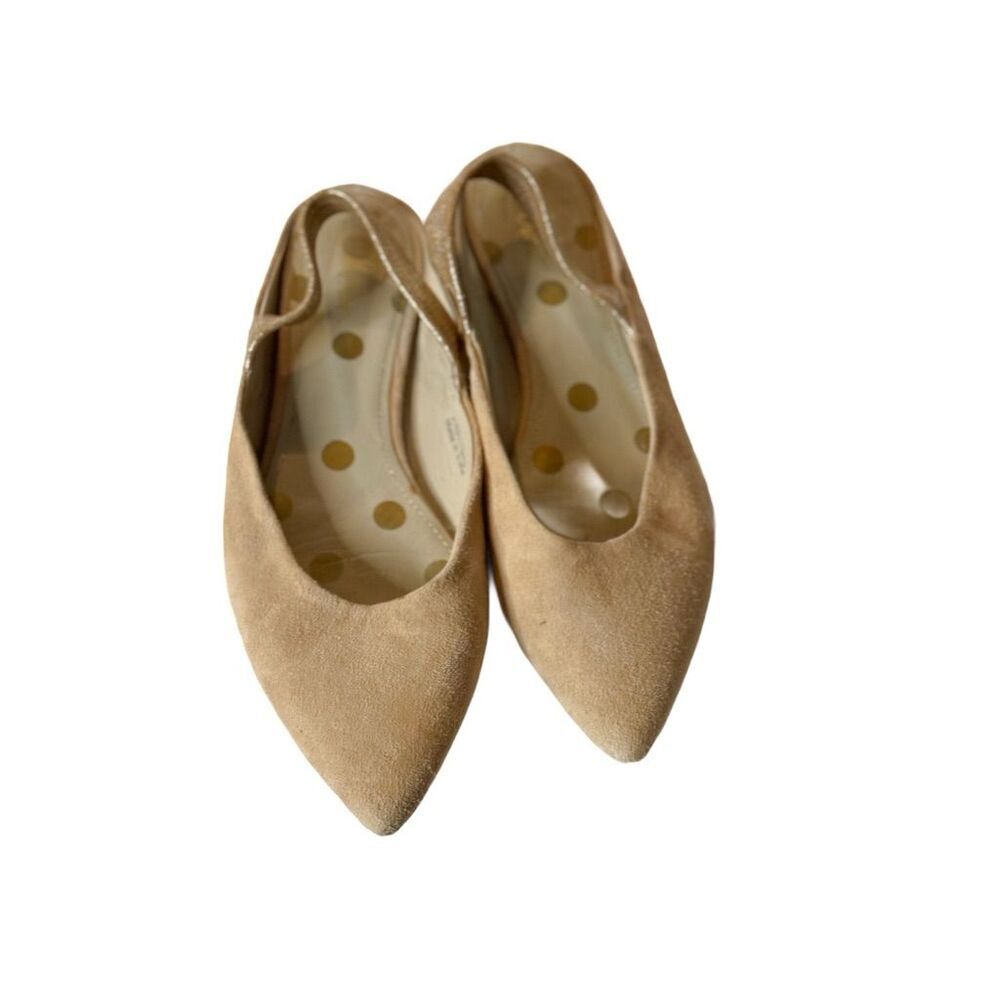 Boden Tan Suede Flats